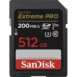 SanDisk Extreme Pro SDXC 512GB 200MB/s UHS-I