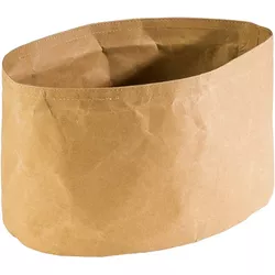 Aps Brottasche Paperbag oval 30x20cm H18cm, beige