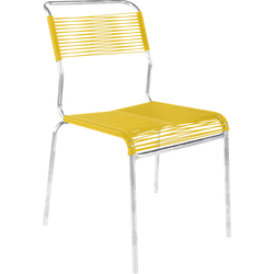 Schaffner Sedia Säntis senza braccioli - Zincato a caldo - Giallo