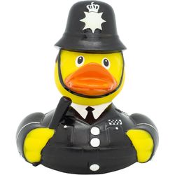 Lilalu Anatra da bagno Polizia inglese 7.5 x 8.5cm Anatra da bagno
