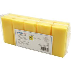 Weitaclean Padschwamm 150x70x43mm 5028027 giallo, antigraffio 10 pezzi