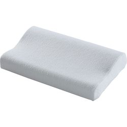 Dor bena Cuscino di sostegno per il collo 30x50cm in schiuma termoelastica con bambù
