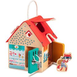 Lilliputiens Learning house with multiple locks