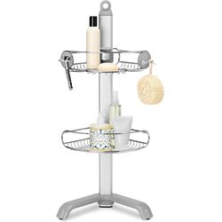 Simplehuman Porta centro doccia Porta doccia ad angolo argento