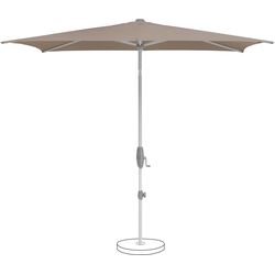 Suncomfort by Glatz Ombrellone Shell Turn, 250 x 200 cm, Light Taupe