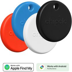 Chipolo Set di 4 POP Blu/Rosso/Nero/Bianco