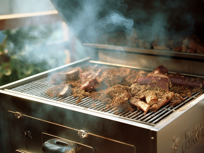 Tipps und Techniken zum Räuchern von Fleisch: Temperaturkontrolle, Holzauswahl und Würzung.