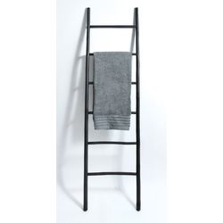 Tilda Towel Ladder 50x190 cm Matte Black Bamboo