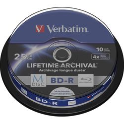 Verbatim BD-R M-Disc 25 GB, Spindel (10 Stück)