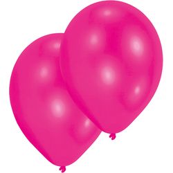 Amscan 10 balloons 27.5cm pink in bag