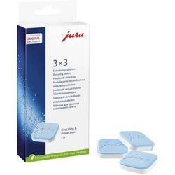 JURA 2-Phasen-Entkalkungstabletten Packung à 3x3 Stück