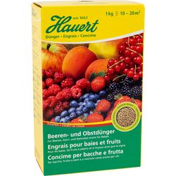 Hauert Concime per bacche e frutta 1kg senza calce, fisiologicamente acido