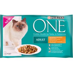 Purina one nassfutter adult huhn 4x85g