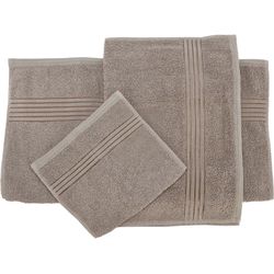 FS-STAR Set di 3 asciugamani in diverse dimensioni taupe