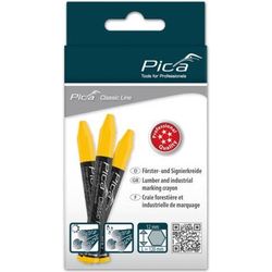 Pica Forester&#39;s chalk PROFI 12x120mm, paper, yellow