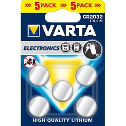Varta Button cells CR 2032, 5pcs.