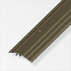 Alfer Level compensation profile, aluminum 1m bronze, anodized, perforated a=56 mm