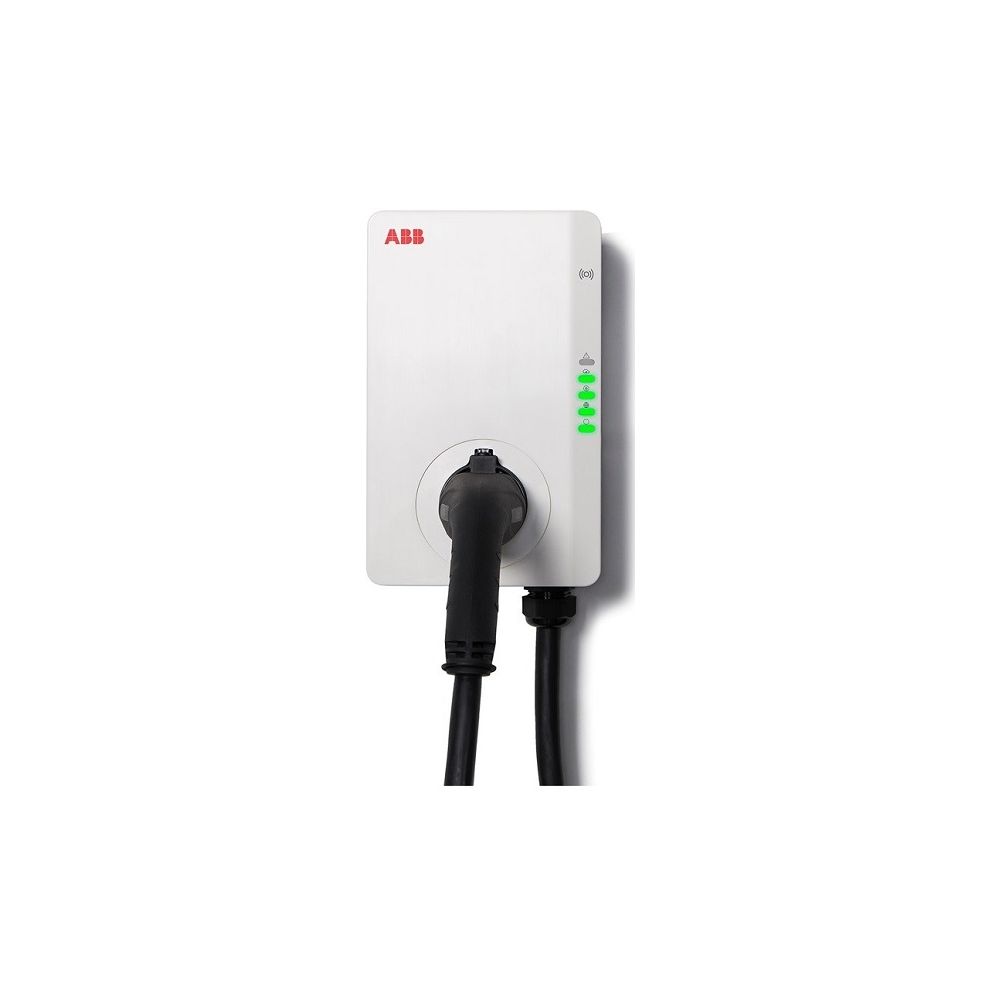 ABB Borne de recharge Terra AC 11kW, 5m câble type 2, RFID