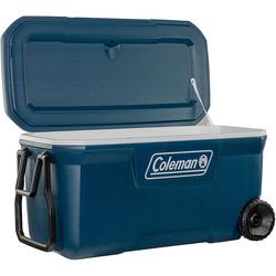 Coleman Xtreme Wheeled 100 Qt 94 Liter Wheeled Cooler Blue 2000037216