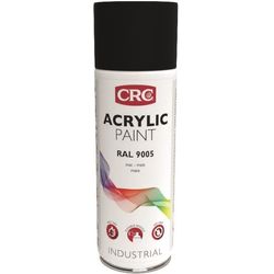CRC Spray Paint ACRYLIC PAINT 9005 Deep Black Matte 400 ml