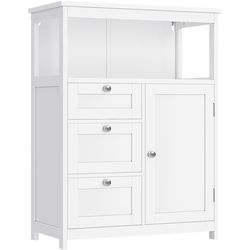 VASAGLE Floor Cabinet, MDF, 60 x 80 cm, White