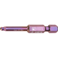 PB Swiss Tools Hexagon socket bit PB E6.212 size 3