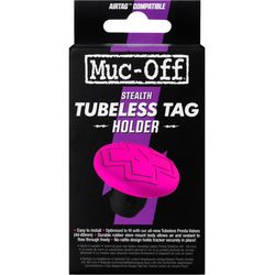 Muc-Off Tubeless Secure Tag Holder pink/schwarz