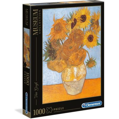 Clementoni Puzzle Van Gogh 1000 pieces Museum Collection Sunflowers 67.7x47.7cm Bild 2