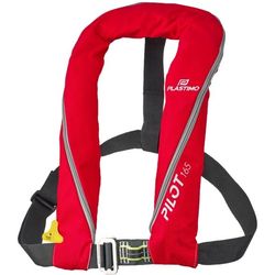 Plastimo Giubbotto di salvataggio gonfiabile Pilot 165 con - cintura di sicurezza - Hammar - Rosso