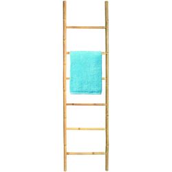 MSV Bamboo Towel Ladder 6 Steps 50x190 cm