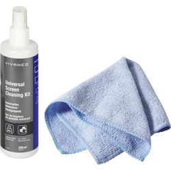 Vivanco Set di pulizia per schermi, 250ml,