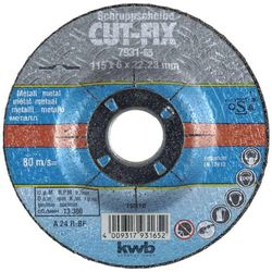 kwb Disco di sgrossatura CUT-FIX, Metallo Ø 115 x 6,0 mm