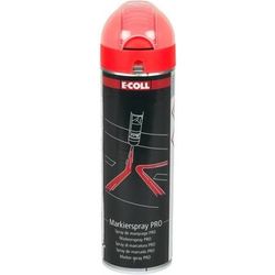E-Coll Marking spray PRO 500ml fluorescent red 360 °