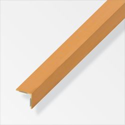 Alfer Angle profile PVC 2.5m beech, self-adhesive a=20 mm, b=20 mm c=1 mm