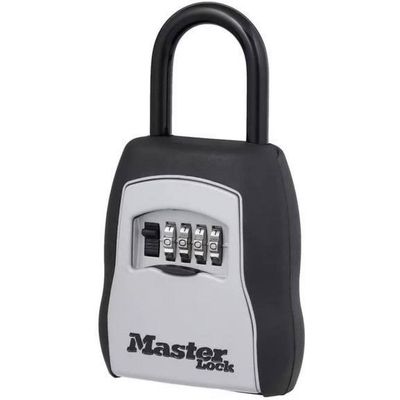 Masterlock Schlüsselsafe mit Bügel grau-schwarz, HxBxT 102x90x40 Bild 5
