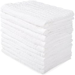 MAKIAN Cleaning Cloth 10-Pack 35 x 50 cm, White
