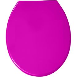 MSV Toilet Seat PP Hinges Plastic Fuchsia