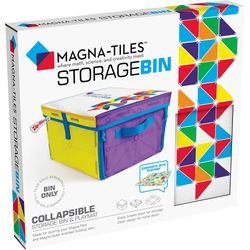 Magna-Tiles ® Boîte de rangement &amp; tapis de jeu interactif