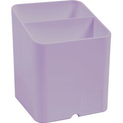 Exacompta Pen-Cube pencil holder watercolor 67764D mauve 2 compartments