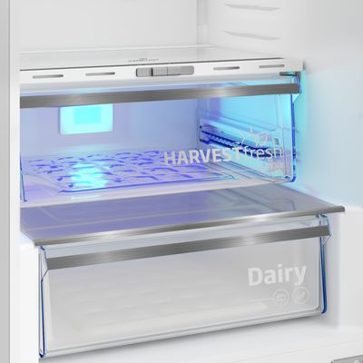 Beko Combiné réfrigérateur-congélateur KG540, 322l, C, Dark Inox - acheter  chez