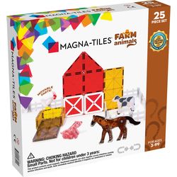 Magna-Tiles ® Bauernhof-Tiere Set (25-teilig)