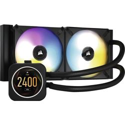 Corsair Raffreddatore a liquido per CPU iCUE H100i Elite con display LCD