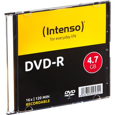 Intenso DVD-R Slim 4.7GB 4101652 16X 10 Pz Bild 2