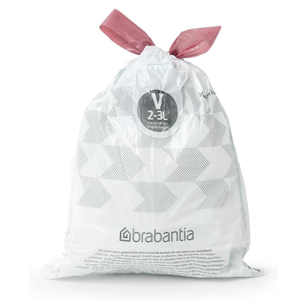 Brabantia Sac poubelle PerfectFit V 3l 20 pièces 11 65 82 pour New Icon -  acheter chez