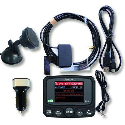Albrecht DR 56+ DAB+ Autoradio Adapter - Bluetooth Freisprechen