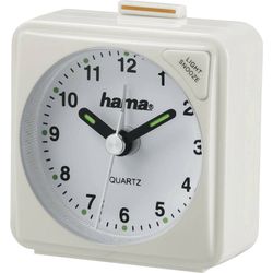 HAMA 186330 OROLOGIO DA VIAGGIO A50 Bianco