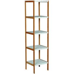 COTEXSA Scaffale 5 livelli Bambù Mdf 34x33x140cm