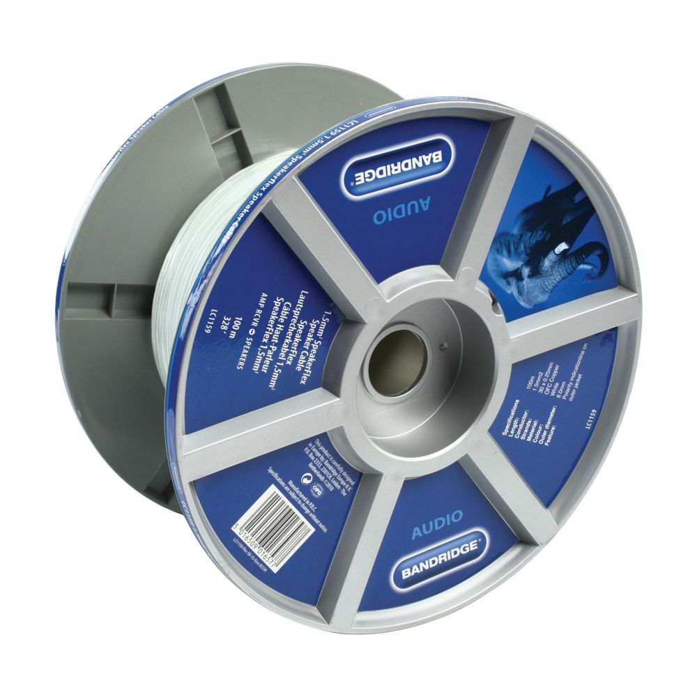 Bandridge LC1159 1.5mm2 speaker cable 1 meter - buy at buchmann.ch