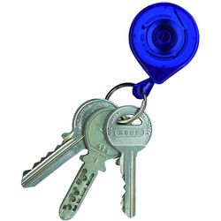 Key-Bak Schlüsselrolle Mini blau transparent