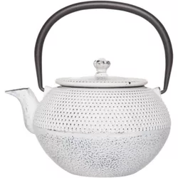 Cosy & Trendy Cast iron teapot with strainer, white 0.6 lt